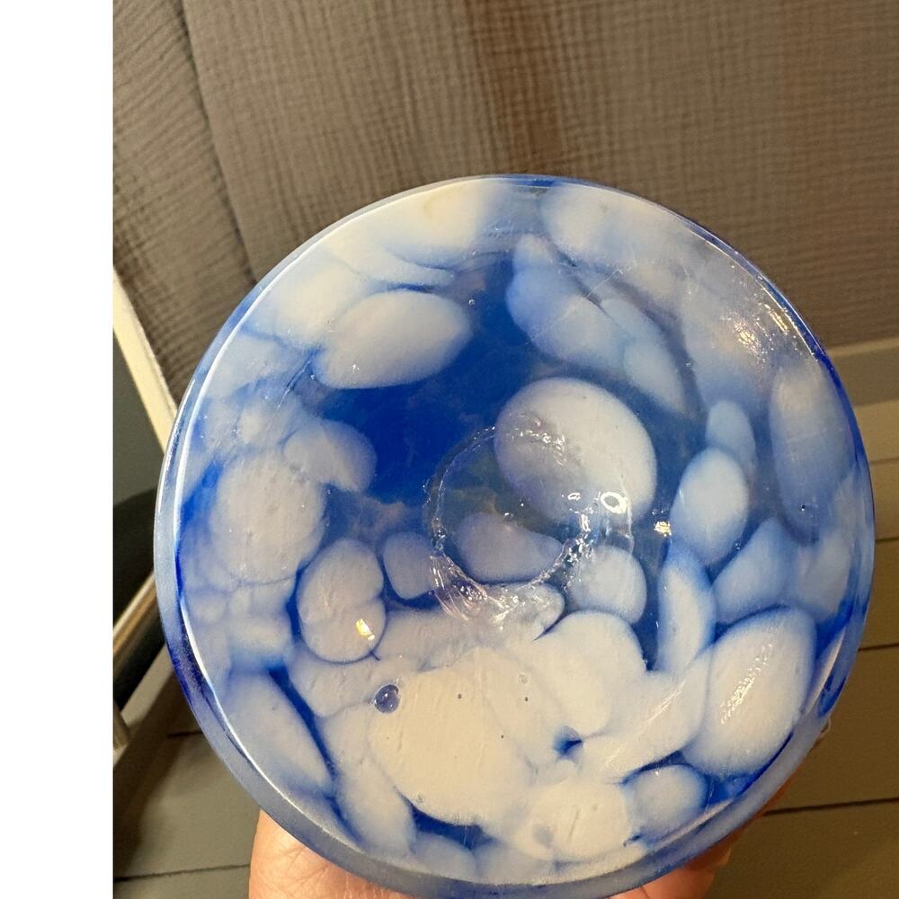 Vintage Art Glass Vase Fenton Style - Picture 4 of 5
